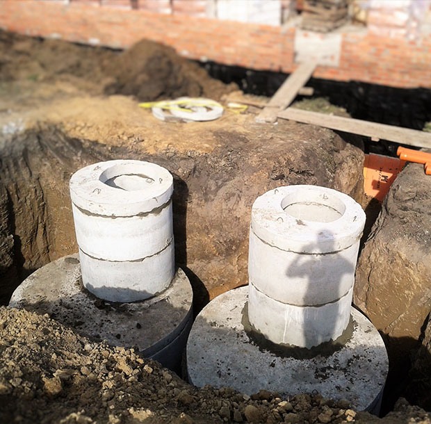 Септики из бетонных колец в Кимрском районе